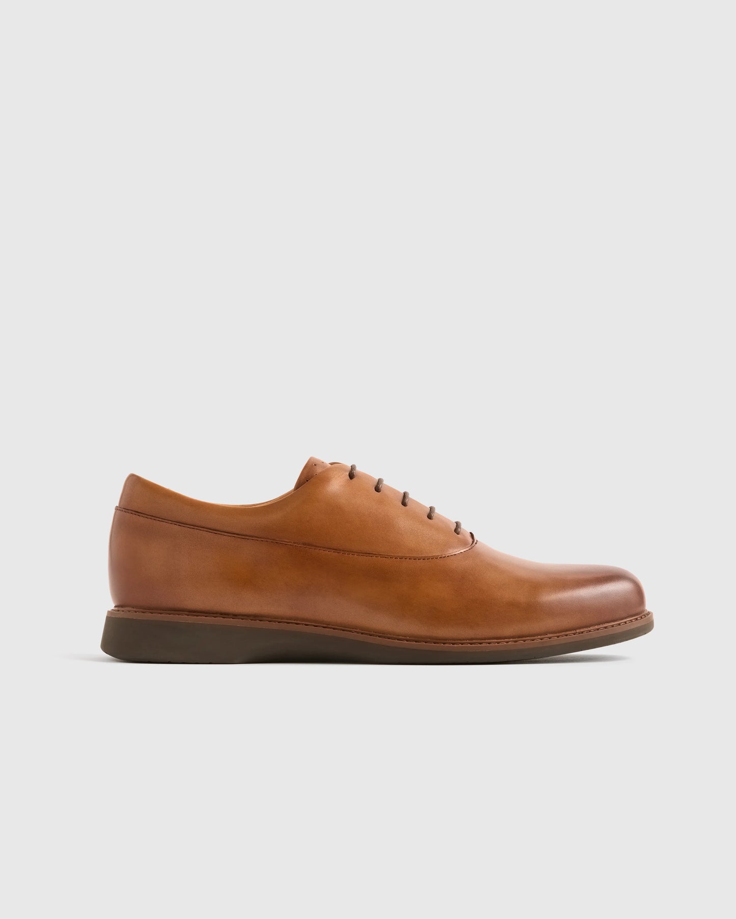 Hybrid Crafted Leather Oxford - 7 / Brandy