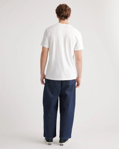 Cotton Modal Crew Neck Tee - S / Bold Black