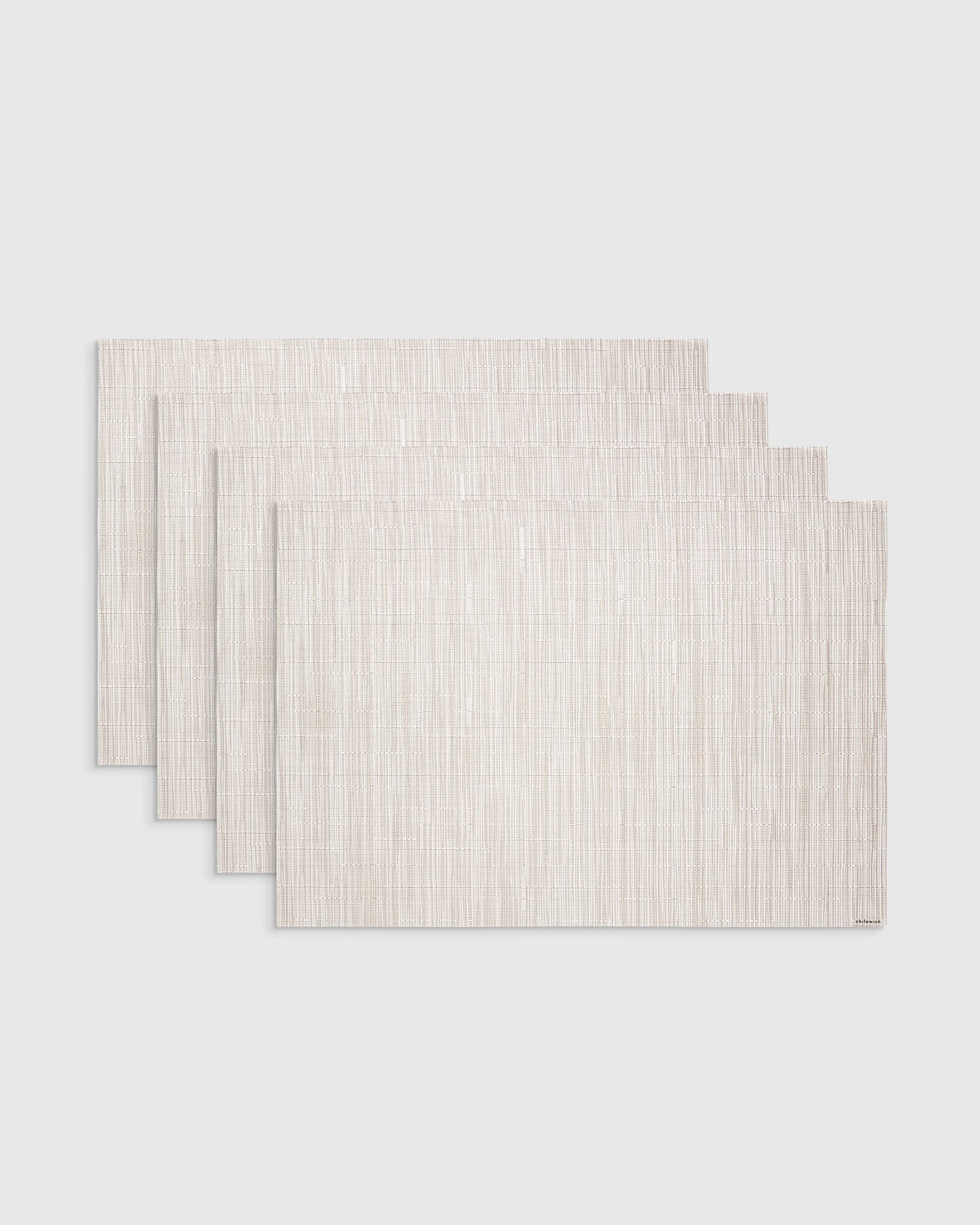 Bamboo Easy-Care Rectangular Placemat, Set of 4 by Chilewich - One Size / Coconut