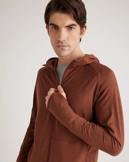 Flowknit Performance Zip Hoodie - S / Heather Grey