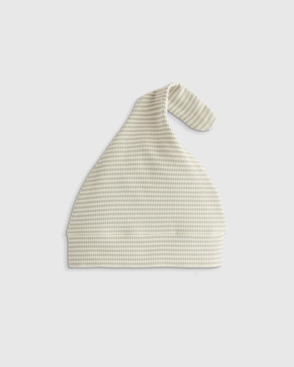 Softest Rib Hat (2-Pack) - 0-6M / Ivory/Grey Stripe