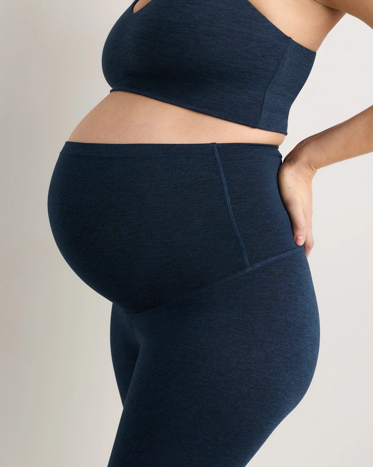 Ultra-Soft Maternity Legging - XS / Heather Black
