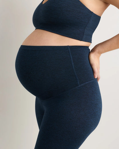 Ultra-Soft Maternity Legging - XS / Heather Black