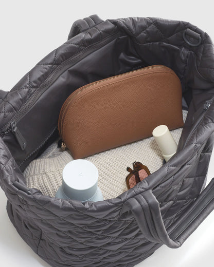 Transit Quilted Carry-All Tote - One Size / Porcelain Blue