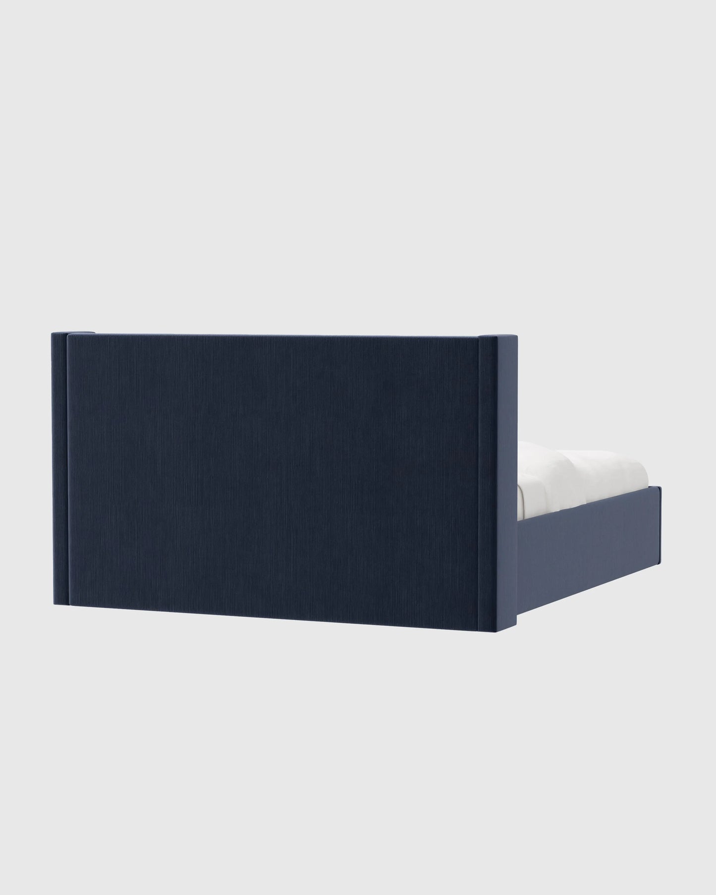 Wingback Bed in Performance Velvet - Full / Butterscotch