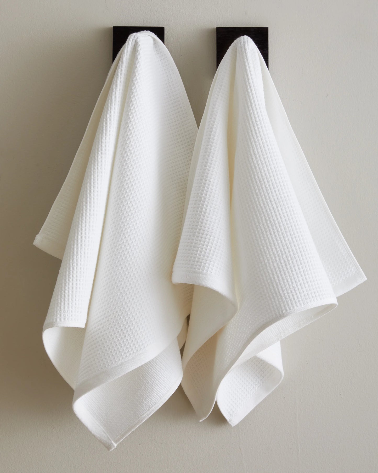 Turkish Waffle Terry Hand Towel (Set of 2) - One Size / White