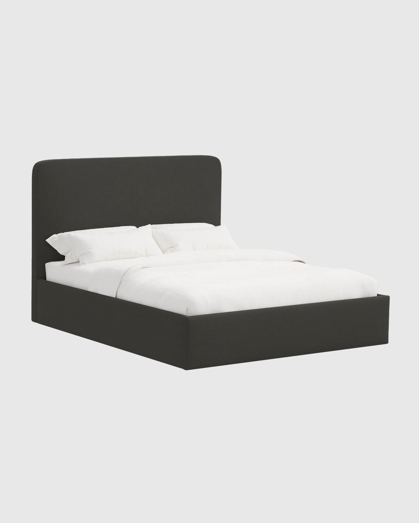100% Linen Curved Bed - Full / Canvas