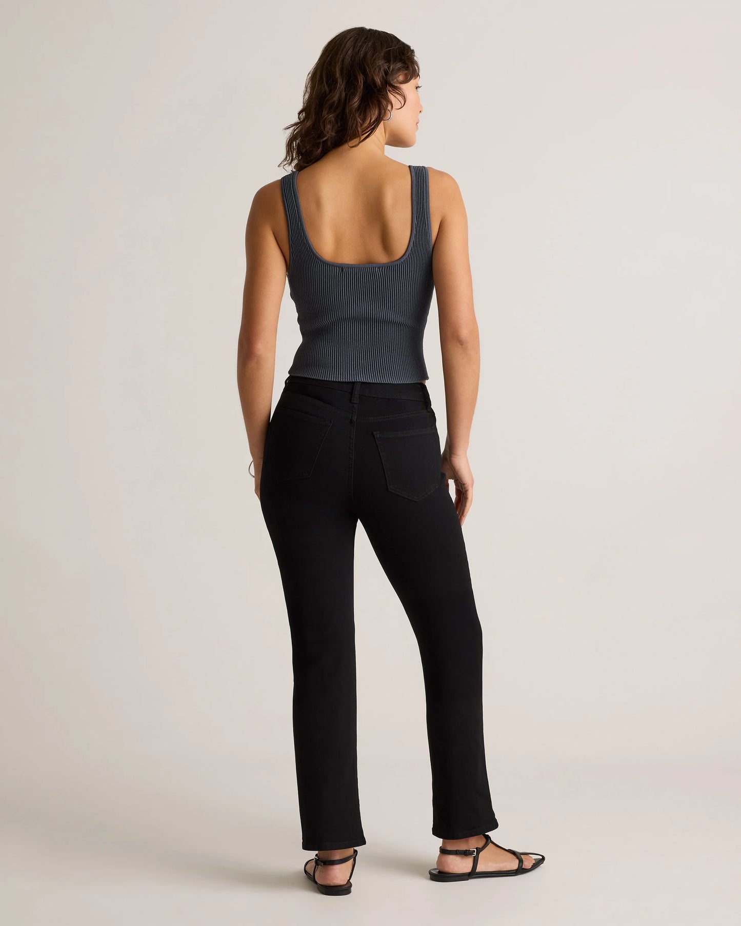 Bella Stretch Kick Flare Jeans - 24 / Deep Rinse