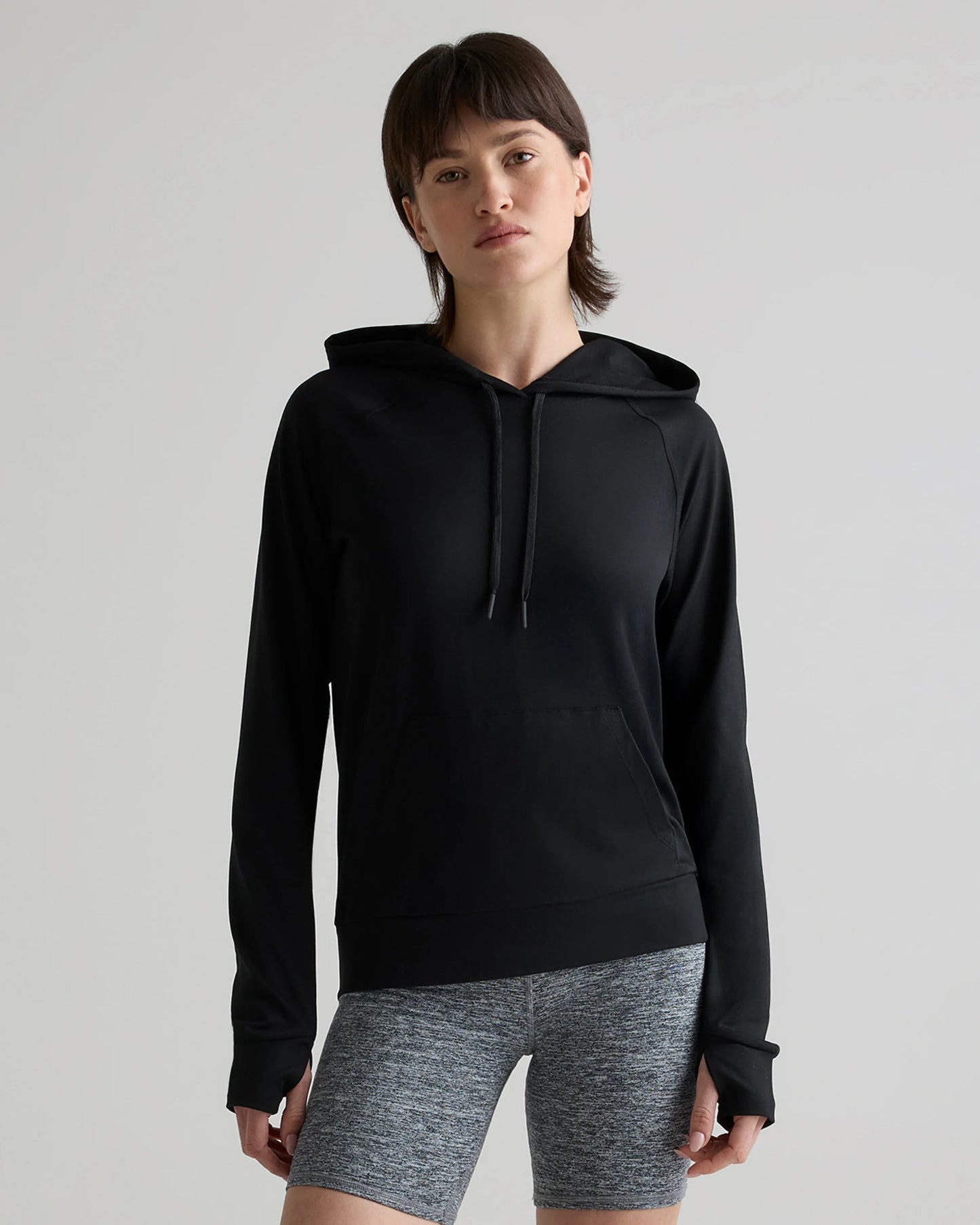 Flowknit Pullover Hoodie - XS / Heather Navy