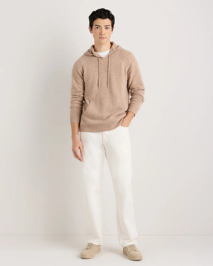 Mongolian Cashmere Pullover Hoodie - XS / Sea Spray Green