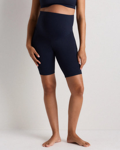 Ultra-Form Maternity Pocket Bike Short 9" - XS / Dark Coal