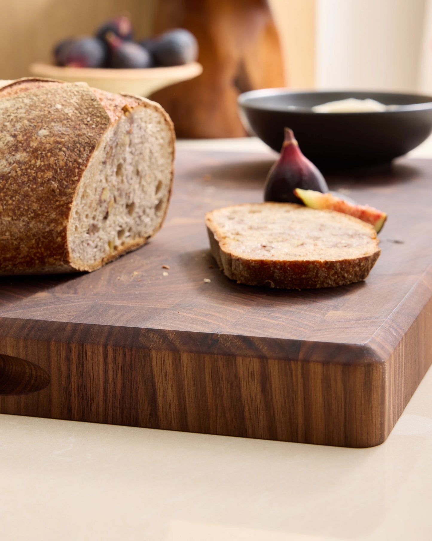 North American Walnut End Grain Butcher Block - One Size / Walnut