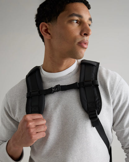 Weather Proof Roll-Top Backpack - One Size / Navy