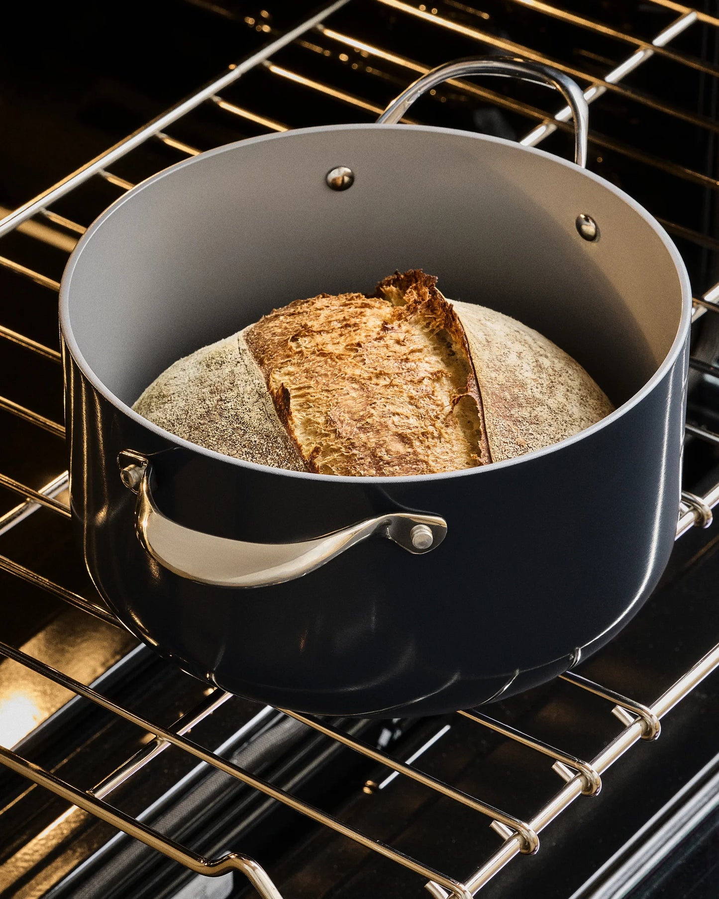 Ceramic Nonstick 7pc Cookware Set - One Size / Navy