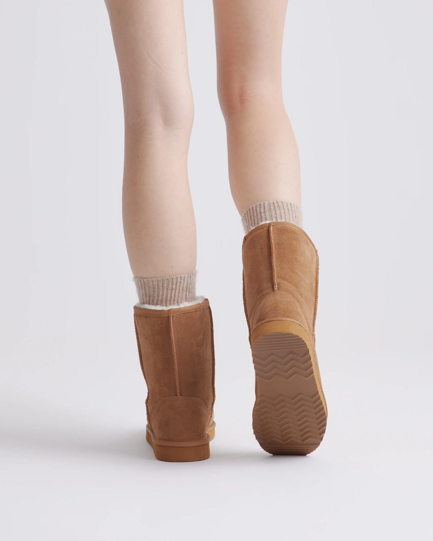 Australian Shearling Mid-Calf Boot - 6 / True Black