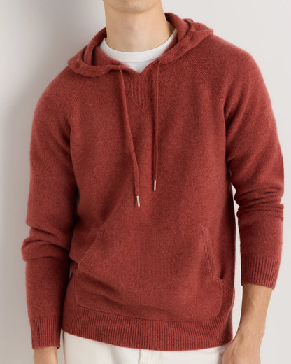 Mongolian Cashmere Pullover Hoodie - XS / Sea Spray Green