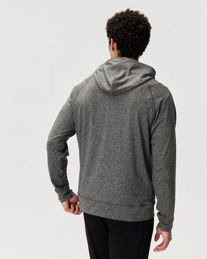 Flowknit Performance Half-Zip Hoodie - S / Heather Green