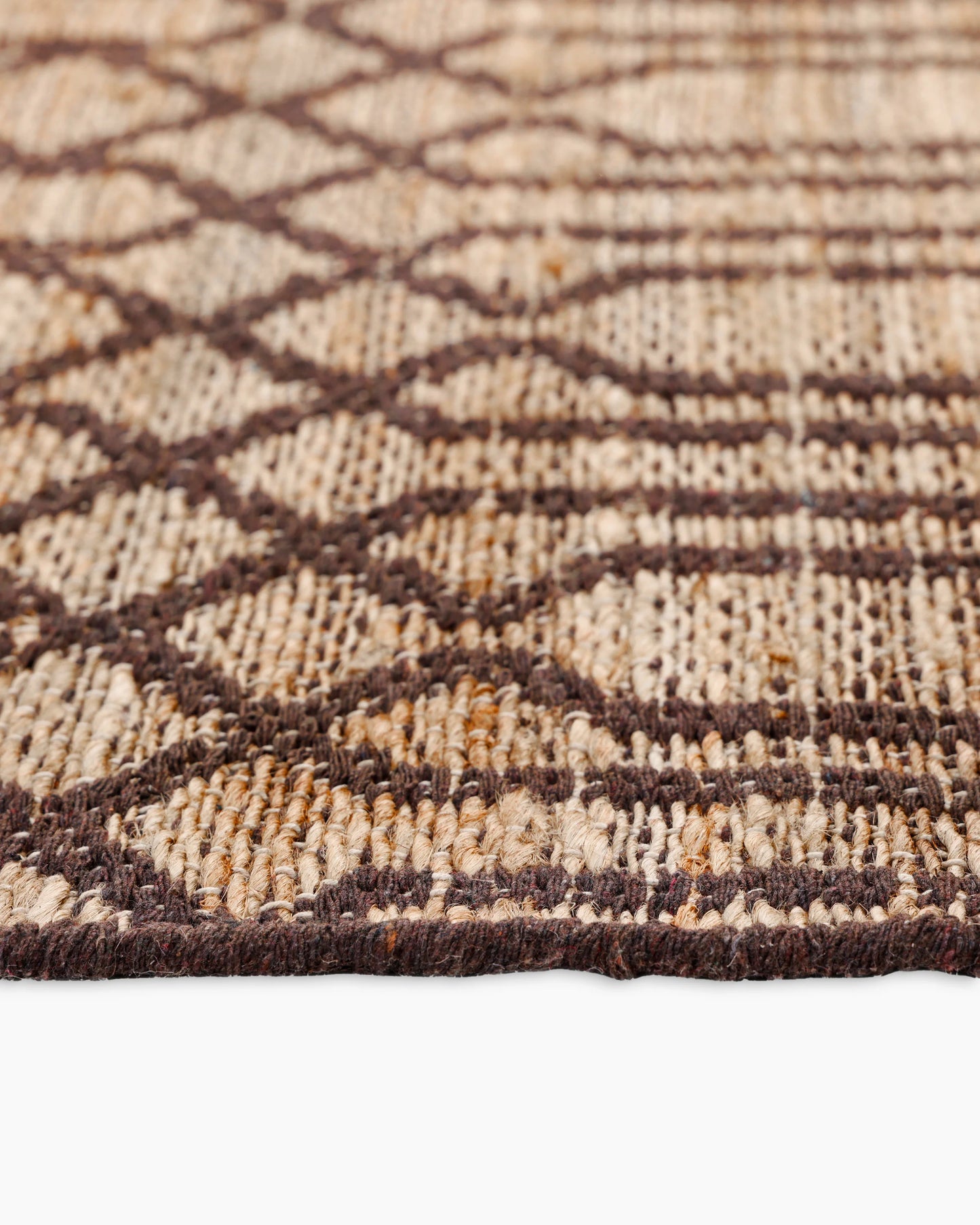 Birch Handwoven Jute-Blend Rug - 5' x 8' / Brown