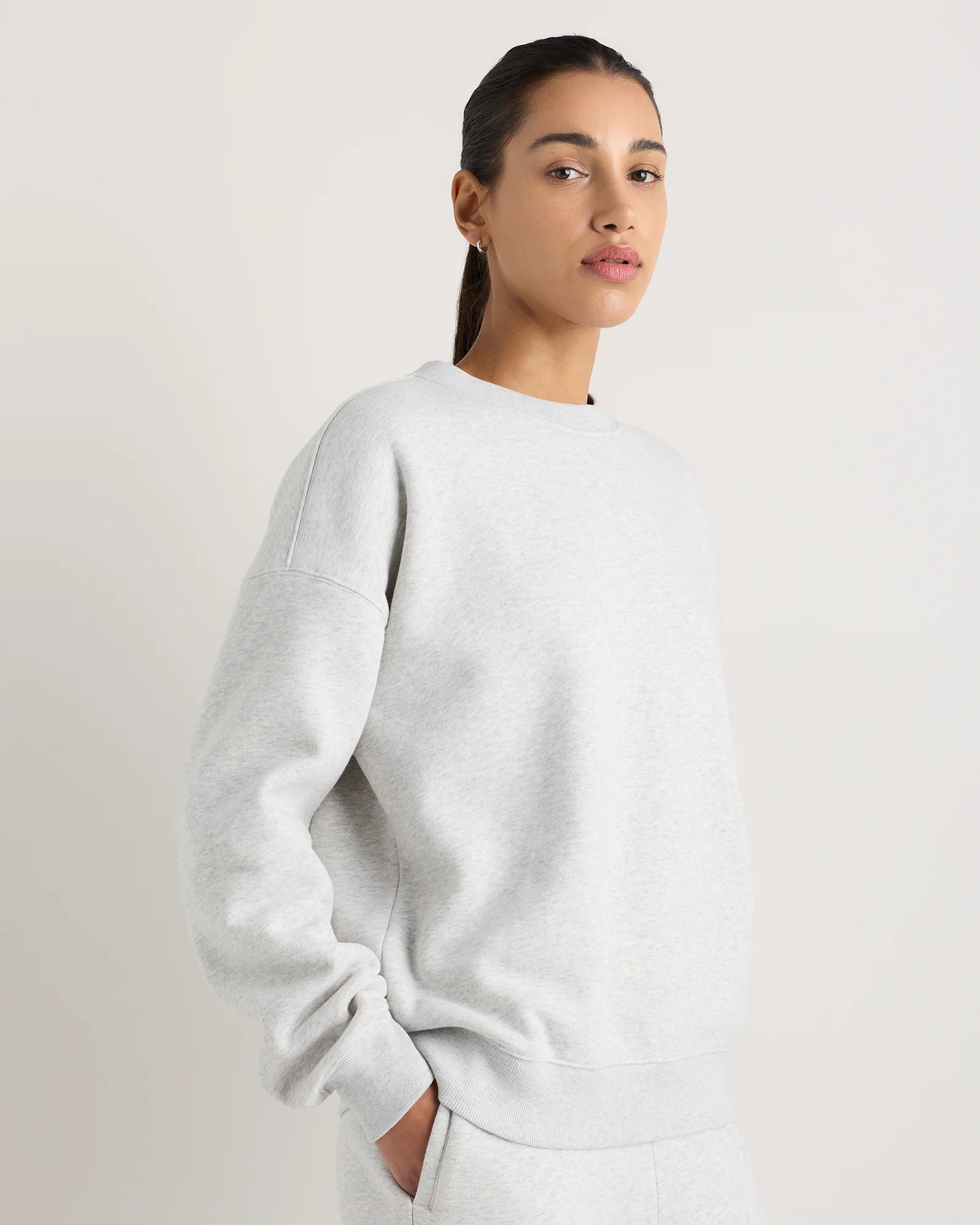 Everyday Fleece Crew - XS / Coastal Sage