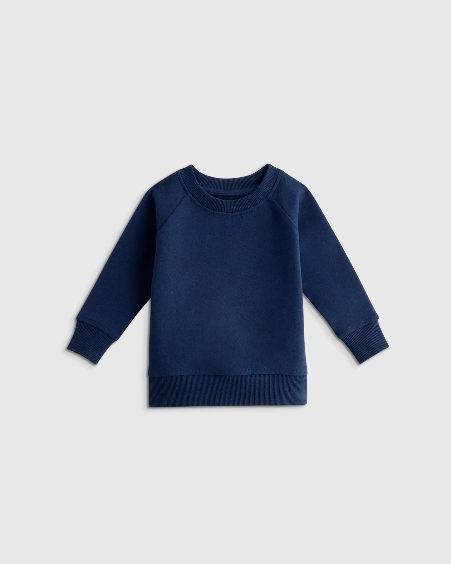 Organic Cotton French Terry Crew Neck Sweatshirt - 3-6M / Blue Stars