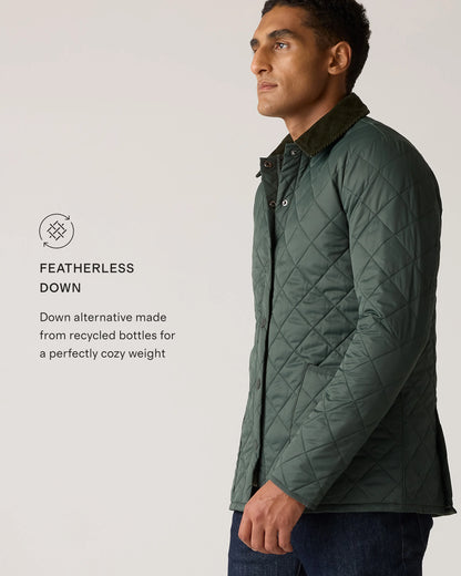 Featherless Quilted Jacket - S / Black
