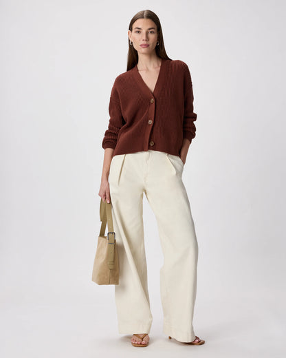 Italian Suede Bucket Crossbody - One Size / Sand