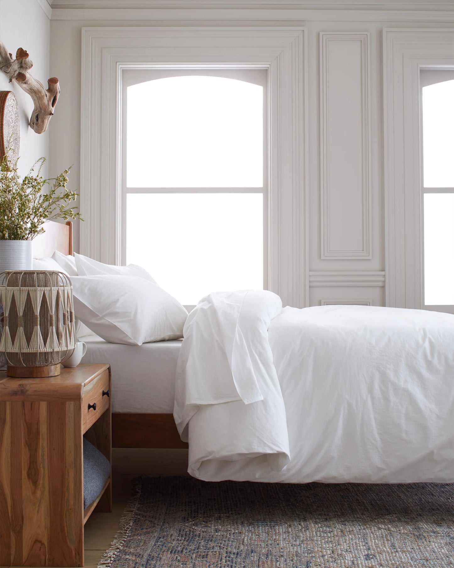 Organic Brushed Cotton Sham Set - Standard / Toffee