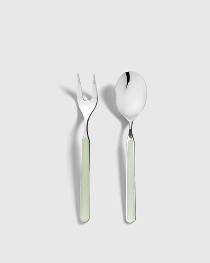 Fantasia 2-Pc Serving Utensil Set by Mepra - One Size / Porcelain