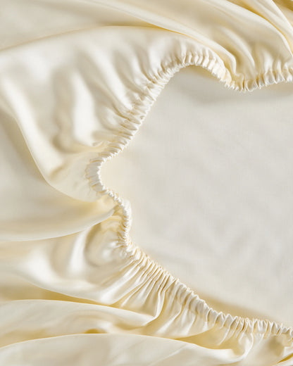 Bamboo Fitted Sheet Set - Twin / Sand