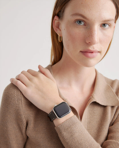 Leather Smartwatch Band - 38mm - 42mm / Cognac