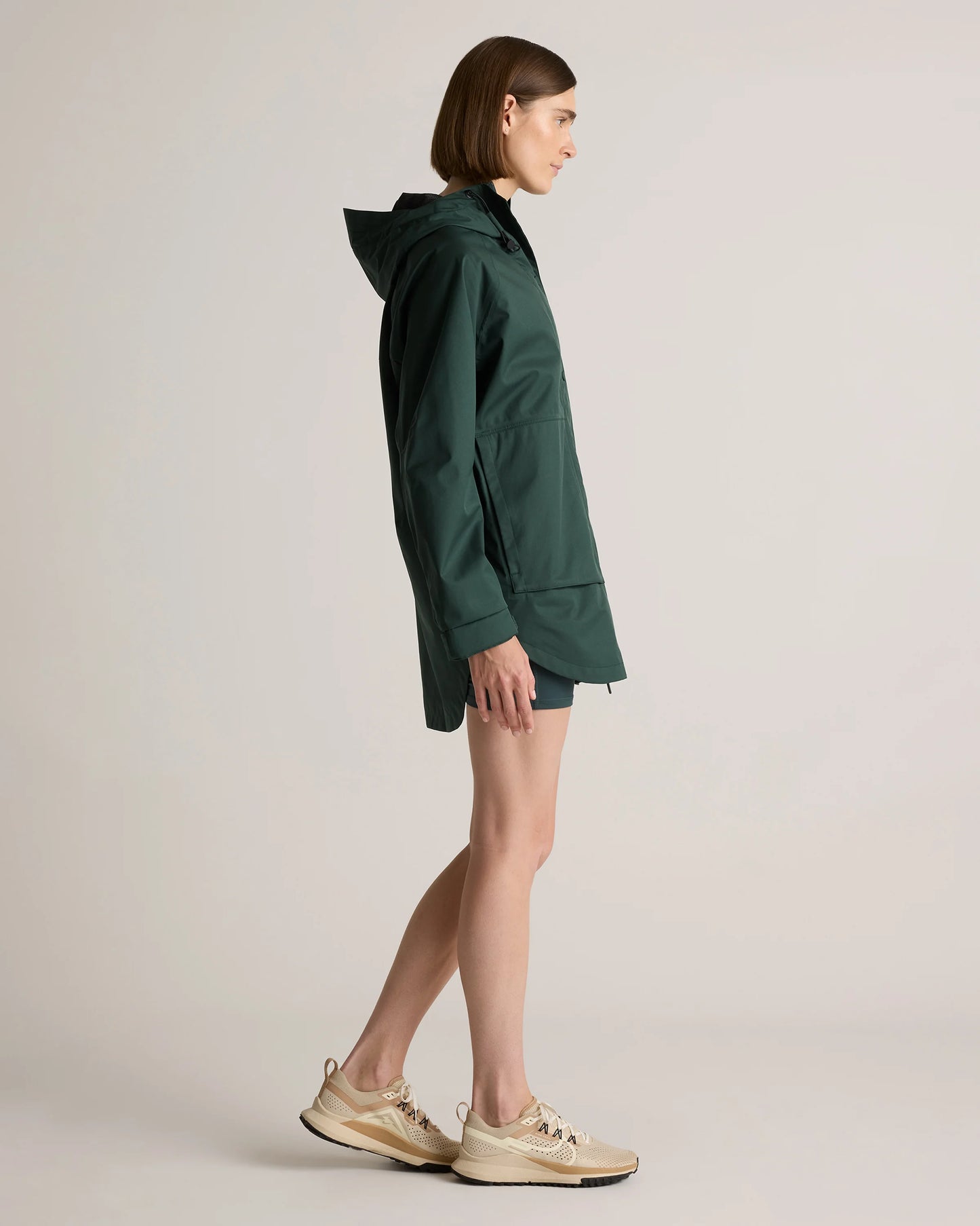 Weather Proof Oversized Rain Jacket - XS / Tea Green