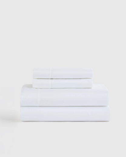 Signature Giza Cotton Sateen Sheet Set - Twin / Espresso