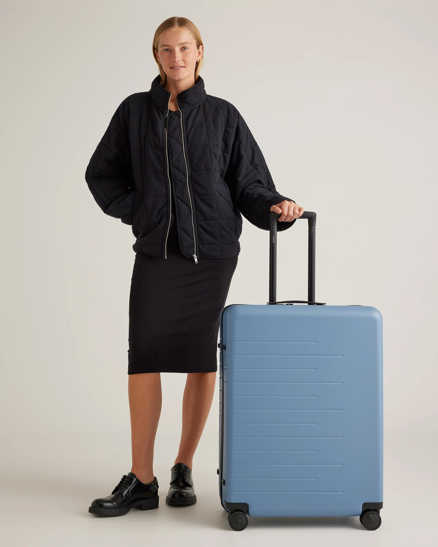 Carry-On & Large Check-In Suitcase Set - One Size / Dark Green