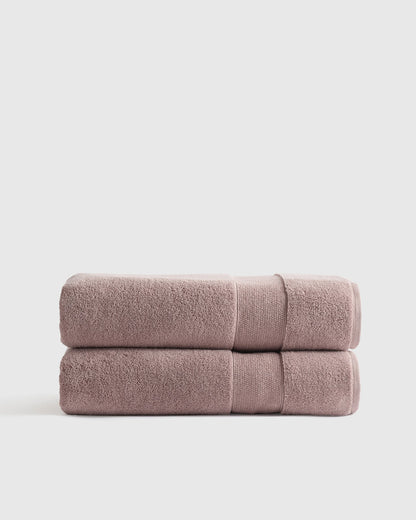 Classic Organic Turkish Cotton Bath Sheet (Set of 2) - One Size / White