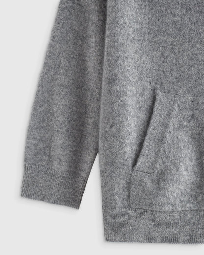 Washable Cashmere Full Zip Hoodie - 3-6M / True Navy
