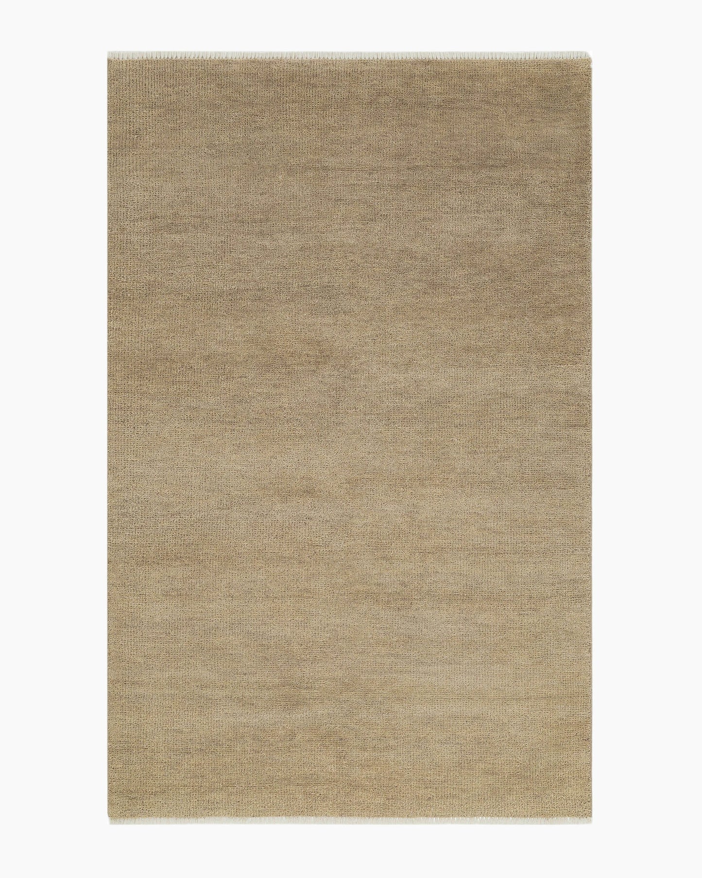 Lee Hand-Knotted Wool Rug - 5' x 8' / Oat