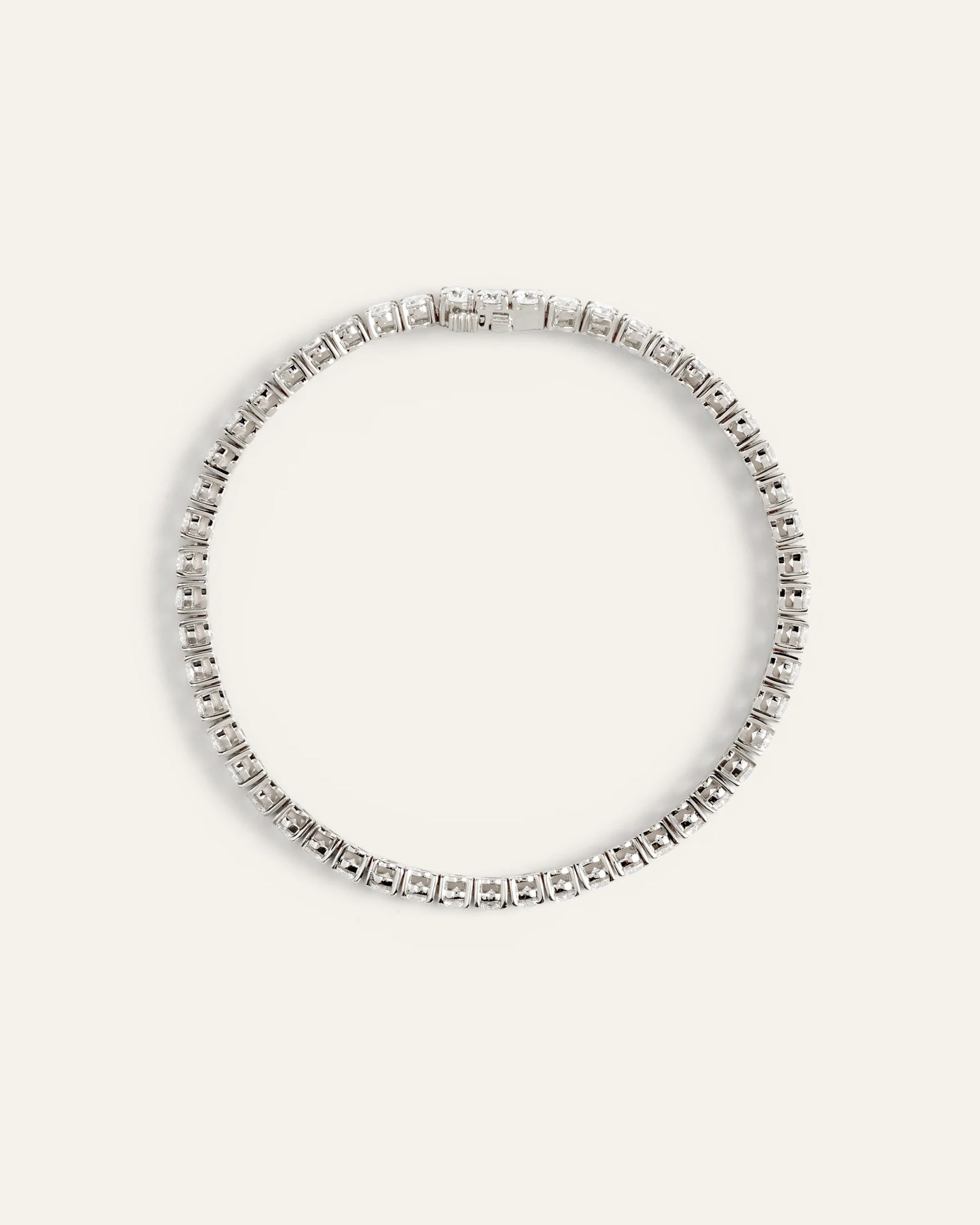 14K Gold Lab Grown Diamond Tennis Bracelet - 7ctw - 6.5" / Yellow Gold