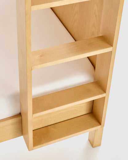 Natural Wood Twin over Twin Convertible Bunk Bed - One Size / Natural Wood