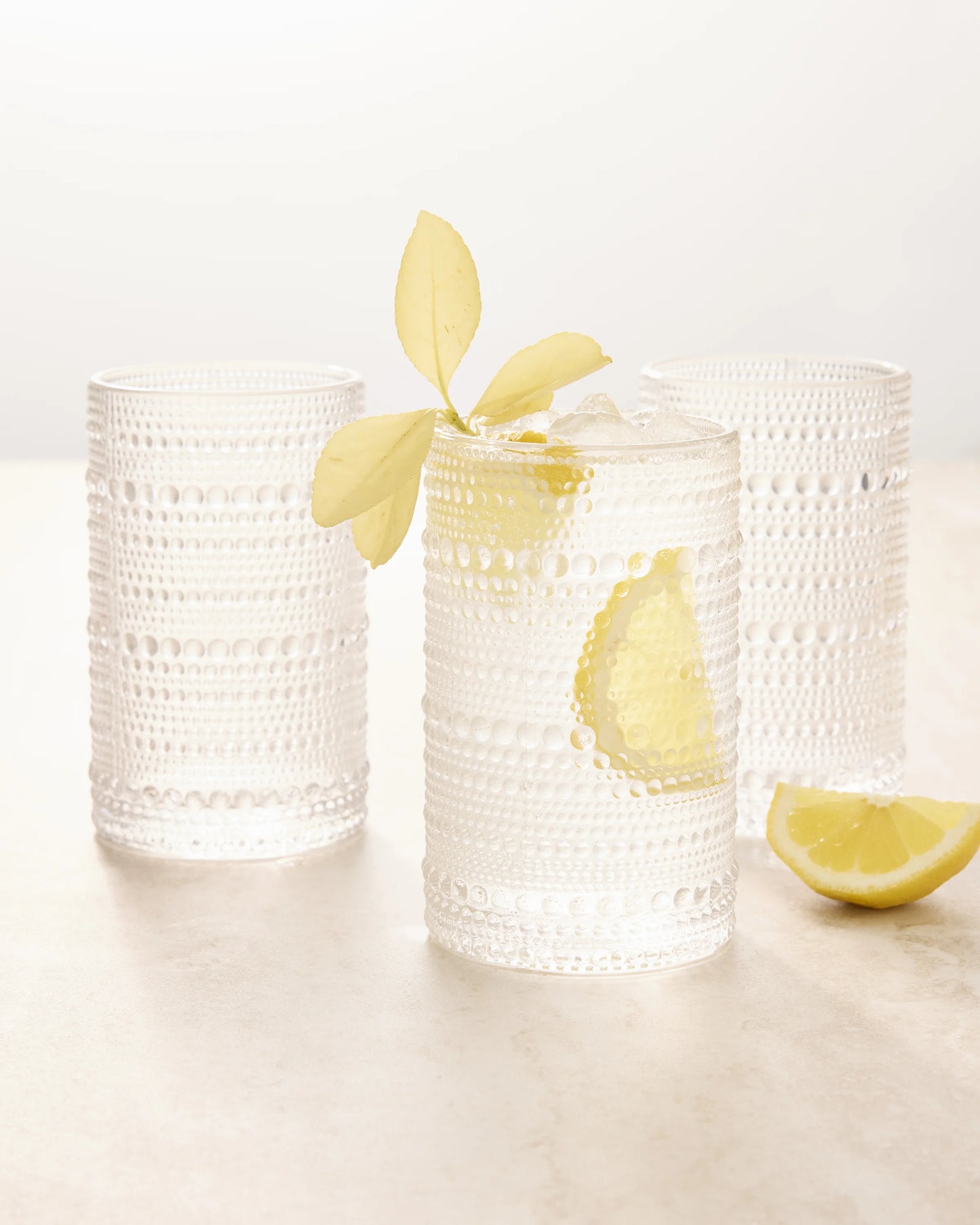 Jupiter Tall Glass Tumbler (Set of 6) - One Size / Fern Green