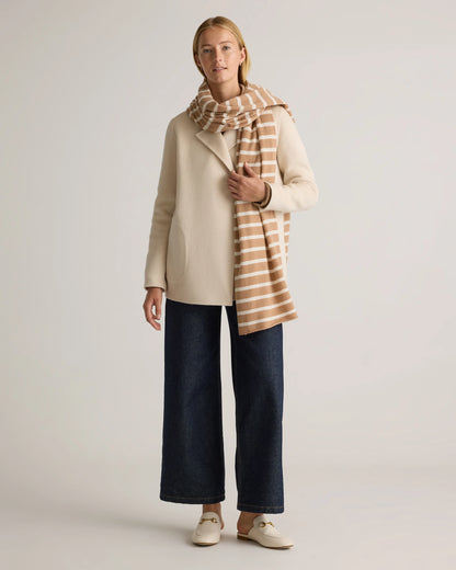 Mongolian Cashmere Wrap - One Size / Oatmeal
