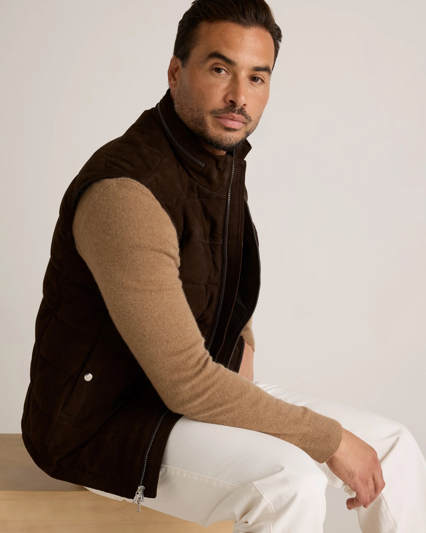 Mongolian Cashmere Crewneck Sweater - XS / Black