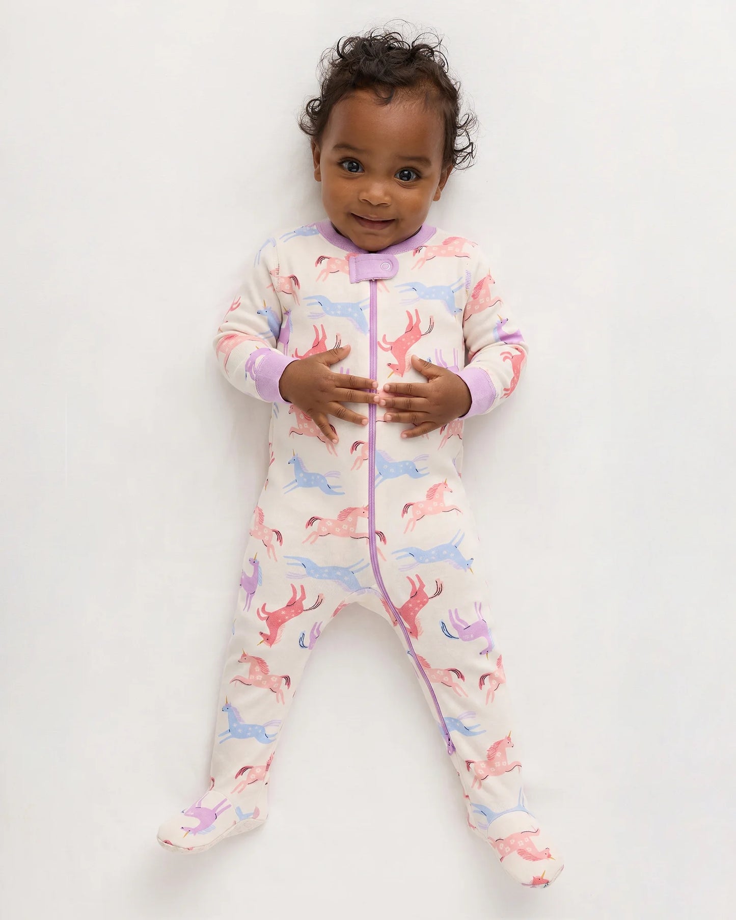 100% Organic Cotton Footie Pajama - 0-3M / Vehicles