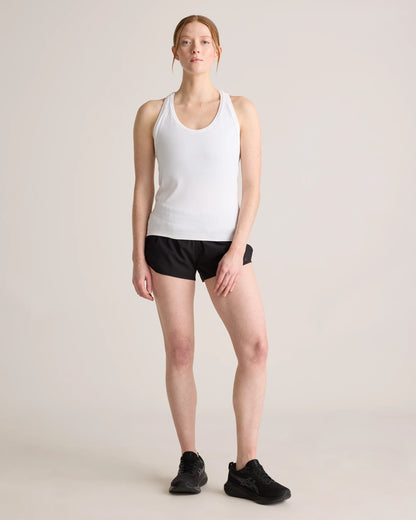 Seamless Waist-Length Racerback Tank - XS / Deep Navy