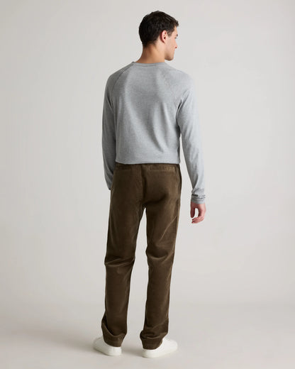 Organic Stretch Corduroy Drawstring Trousers - S / Storm Blue