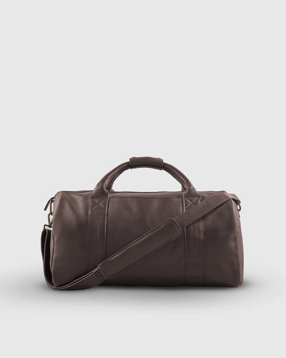 Nappa Leather Duffle Bag - One Size / Dark Brown