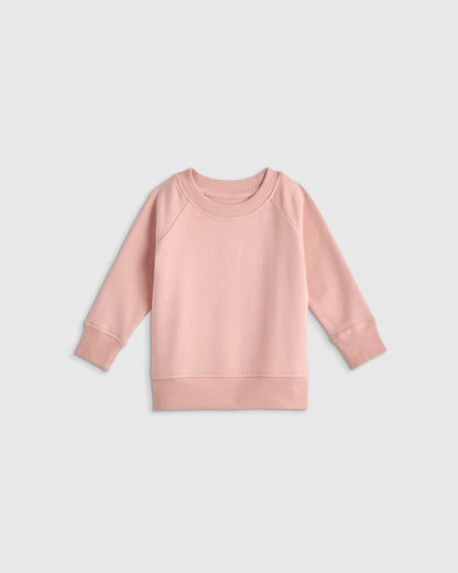 Organic Cotton French Terry Crew Neck Sweatshirt - 3-6M / Blue Stars