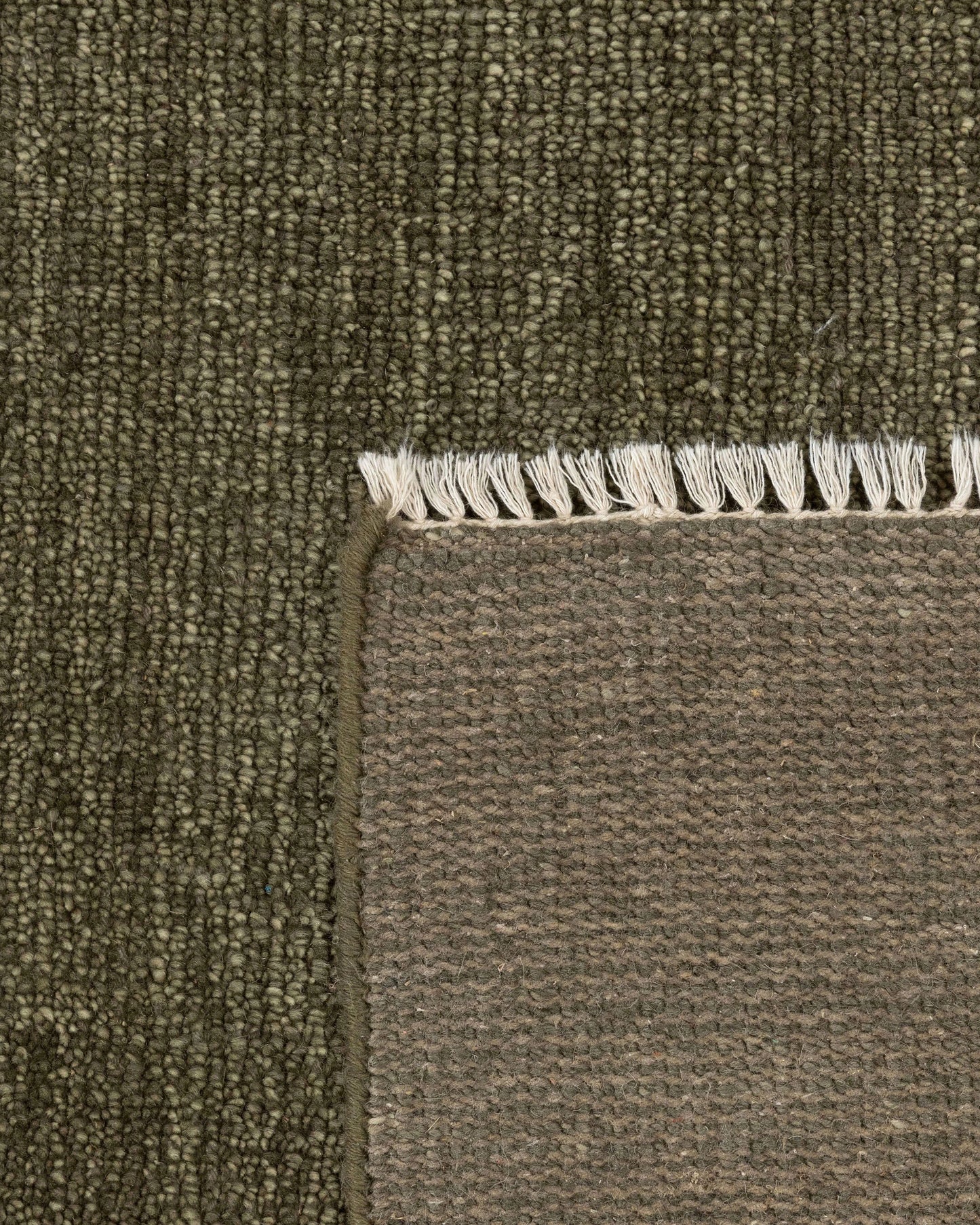 Lee Hand-Knotted Wool Rug - 5' x 8' / Oat