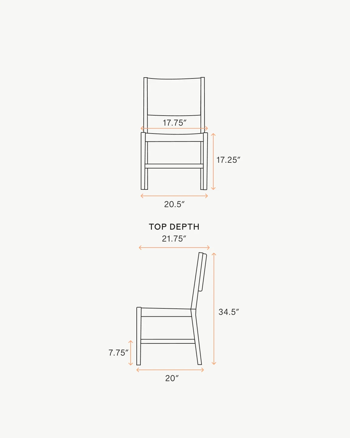 Woven Dining Chair with Solid Oak Frame (Set of 2) - Set of 2 / Golden Tan