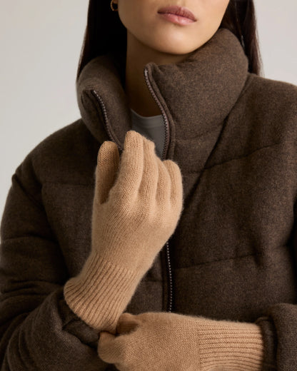 Mongolian Cashmere Gloves - One Size / True Navy