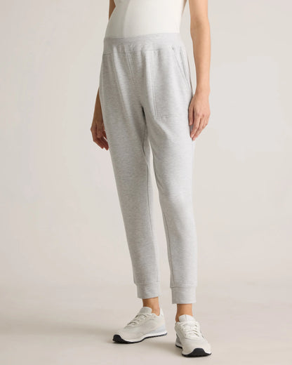 SuperSoft Fleece Maternity Joggers - XS / Off-White